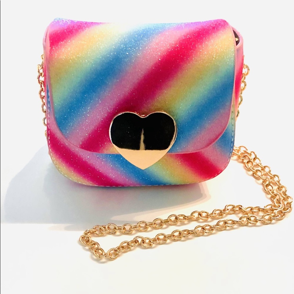 Girls Rainbow Crossbody Purse!